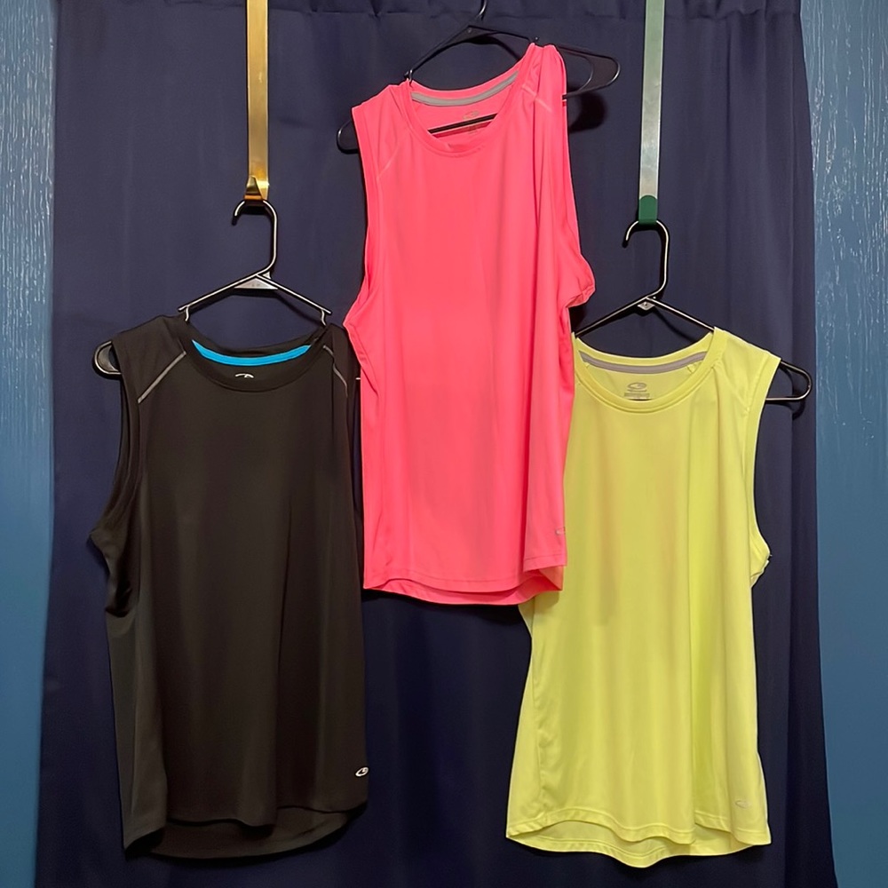 Bundle of 3 Champion sleeveless work out tops